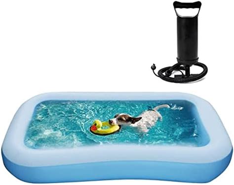 AASA Rectangle Shape Inflatable Water Bath Tub 5 Feet Swimming Pool for ...