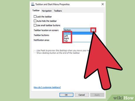 Image result for Change Taskbar Location