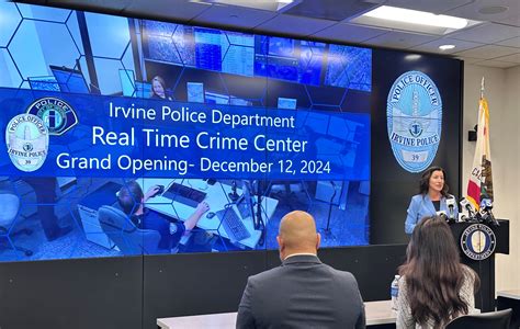 Assemblywoman Petrie-Norris, Irvine Police Department Launch Real Time ...