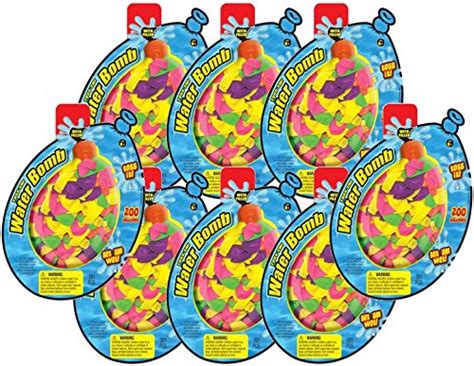 Ja-Ru Waterbomb Balloon with Filler Party Favor Bundle Pack (250-Pack ...