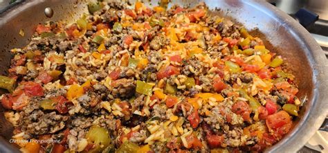 Unstuffed Green Pepper Skillet (One Pot Meal) - Cook'n with Mrs. G