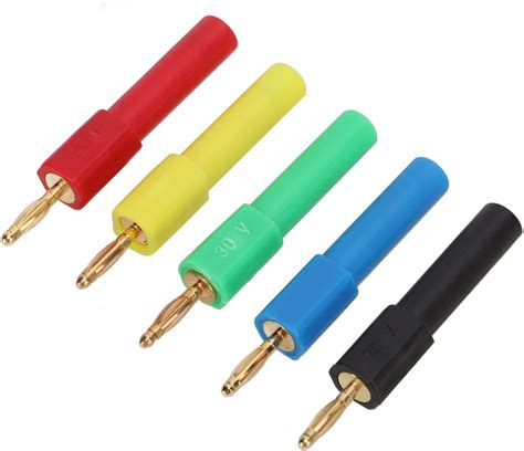 Buy Jadeshay Banana Plug - 5Pcs Male to Female Banana Plug， 2mm to 4mm ...