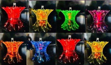 Buy Carftvatika 8 LED Water Sensor Reflection Led Diya for Diwali ...