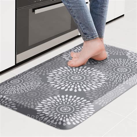 LuxStep Kitchen Mat Waterproof Kitchen Rugs for Floor Cushioned Anti ...