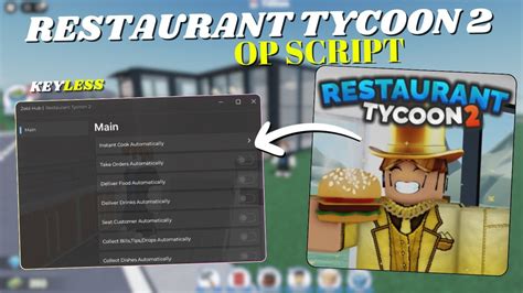 Image result for Restaurant Tycoon 2 Script Pastebin GUI