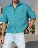 Buy Teal Shirts for Men by Shein Online | sheinindia.in