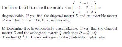 Image result for Example of Diagonalizable Matrix That Is Not Invertible