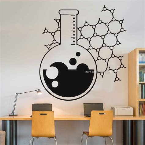 Buy Gadgets Wrap Chemistry Beaker Poster Decals Science Decal Sticker ...