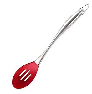 Buy TASKHOUSE Silicone Heat Resistant Slotted Spoon Dishwasher Safe BPA ...