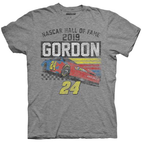 Jeff Gordon Store Exclusive 2019 NASCAR Hall of Fame Tri-Blend T-Shirt ...