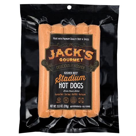 Kosher Beef Hot Dogs (12oz) - JacksGourmet.com