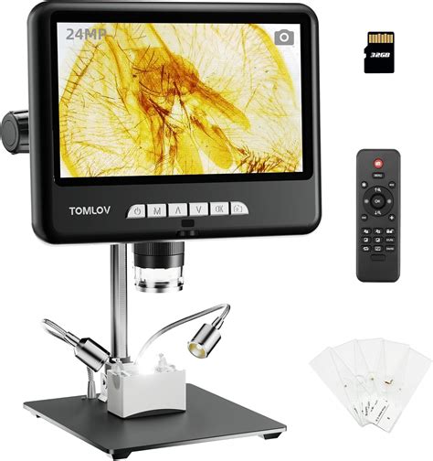 TOMLOV DM401 Pro 2K Digital Microscope 1200x, 7 24MP India | Ubuy