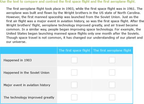 IXL - Compare and contrast in informational texts (Class V English ...