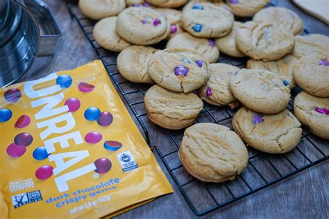 UNREAL Dark Chocolate Gem Cookies – The Vegan Rhino