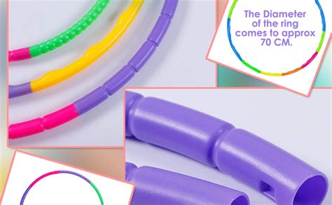 Storio Hula Hoop Zig Zag for Adults Kids Quality Exercise Fitness Ring ...