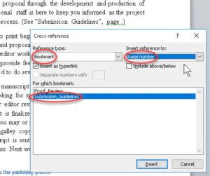 Word Cross Reference Not Working 的图像结果