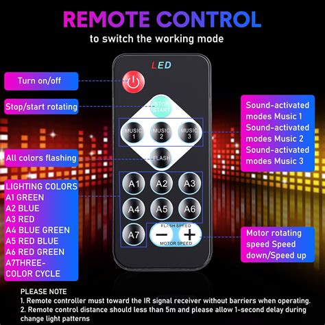 Hortsun 6 Pack Disco Ball Party Lights RGB DJ Strobe Light India | Ubuy