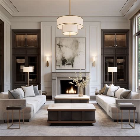 Contemporary comfort meets traditional charm in the transitional ...