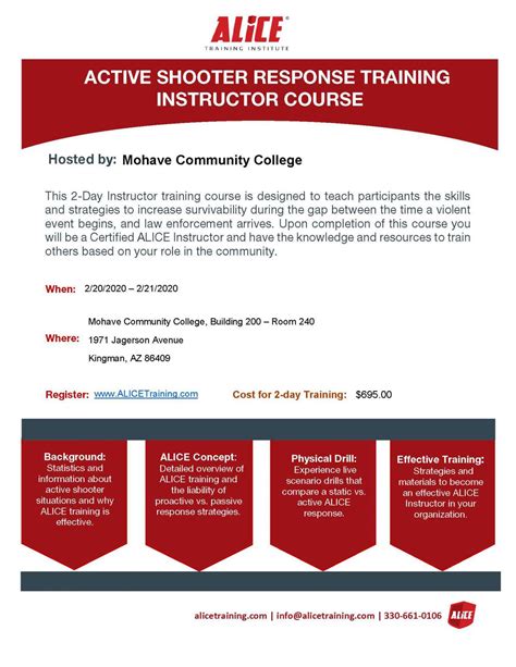 Mohave Community College is Bringing Active Shooter Response Training ...