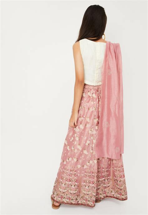 Buy Girls Embriodered Lehenga Set with Dupatta Online at just Rs. 1799. ...