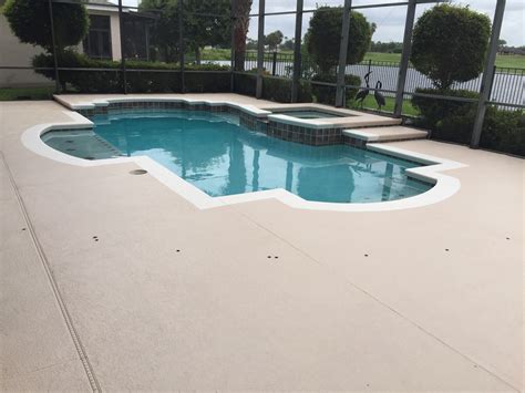 Pool deck repaint | Decorative Concrete Experts