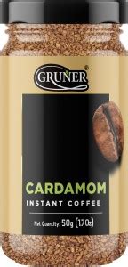 Gruner Instant Coffee Powder| cardamom Flavoured Premium And Fresh ...