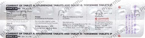 Buy Eptus T 10mg Kit 1'S Online at Flat 15% OFF | PharmEasy