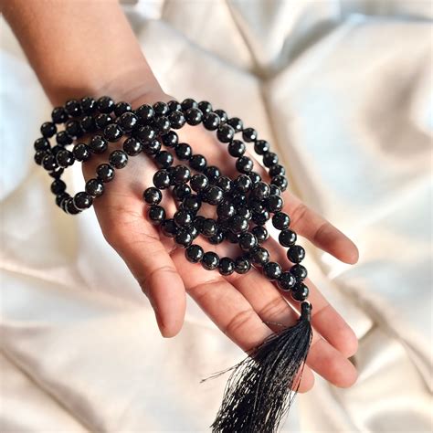 Black Tourmaline Jaap Mala – The Trivia Store