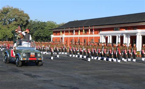 Raksha Mantri Shri Rajnath Singh reviews passing out parade of Indian ...