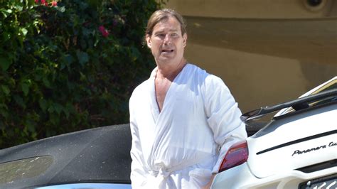 Fabio Lanzoni, 65, seen in bathrobe outside LA mansion 25 years after ...