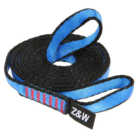 23KN 16mm 150cm/4.9ft Rope Runner Webbing Sling Flat Strap Belt for ...