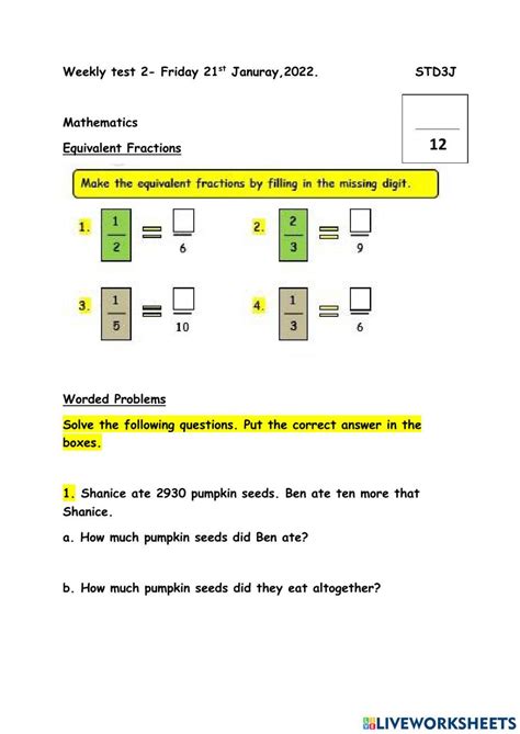 Image result for Weekly Test Maths