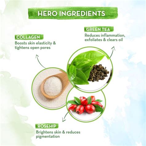 Green Tea Face Scrub for Collagen & Open Pores | Mamaearth