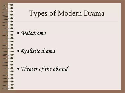 Types of drama | PPTX
