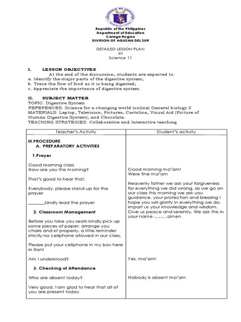 SHS Detailed Lesson Plan 的图像结果