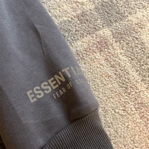 Grey Essentials Hoodie