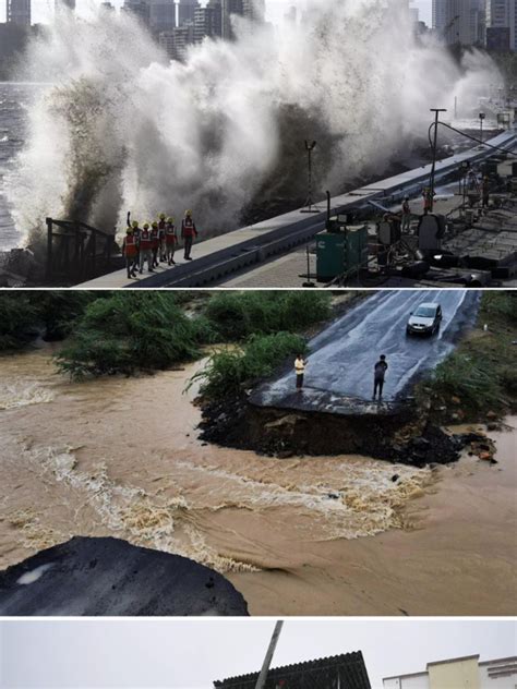 Cyclone Biparjoy: Strong winds shatter glass windows, damage vehicles ...