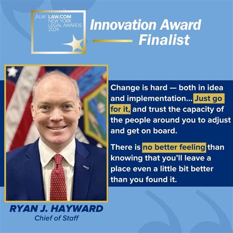 Congratulations to our Chief of Staff Ryan Hayward, who has been named ...