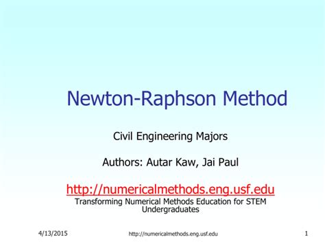 Image result for Newton-Raphson Method Nonlinear Systems