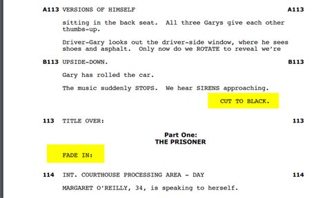 Image result for Screenplay Format Rules