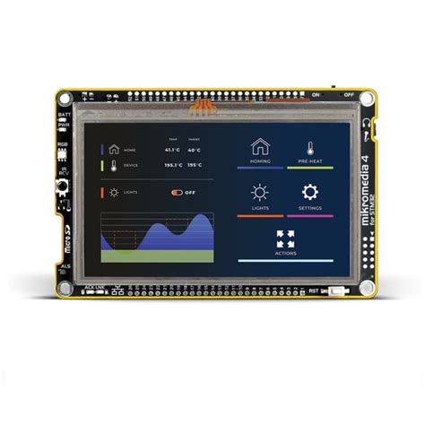 MIKROE-6151 MikroElektronika | MikroElektronika Mikromedia 4 for STM32 ...