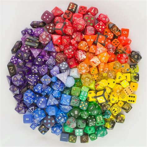 Colorful Dice Color Wheel for Fun and Learning