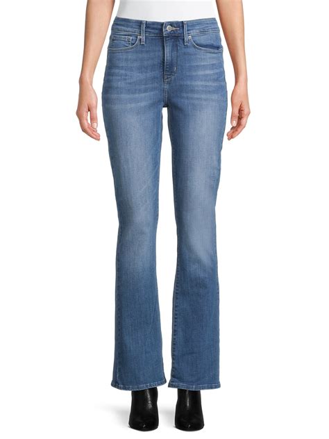 Levi Strauss Signature Women's Shaping Mid Rise Bootcut Jeans, Sizes 2 ...