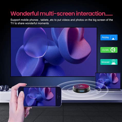 Buy Android 12.0 TV Box, 4G RAM 32G ROM Android TV Box H618 with Dual 2 ...