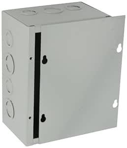 BUD Industries JB-3956-KO Steel NEMA 1 Sheet Metal Junction Box with ...