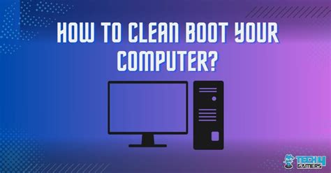 Image result for How to Clean Boot Your Computer