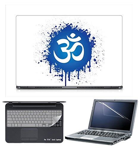 Skin Yard Beautiful Om Hindu Symbol Laptop Skin/Decal with Screen ...