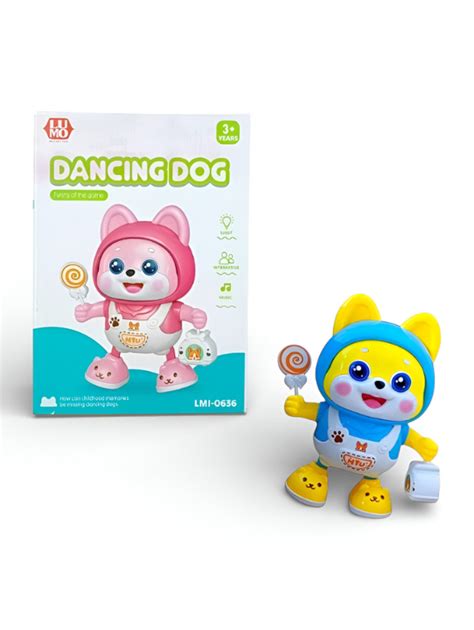 Blue HTU Electronic Dancing Dog Toy – Cute Shiba Inu Walking & Musical ...