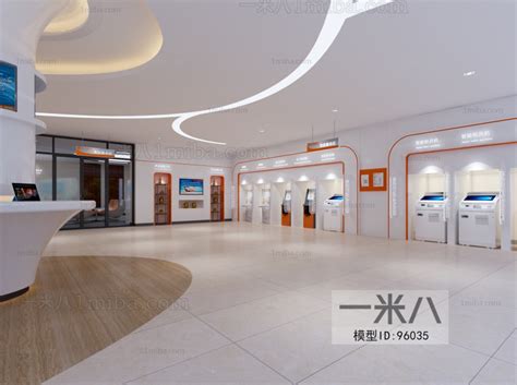 现代郑州银行3D模型免费下载_3dmax现代郑州银行模型编号951032482-智鸥网